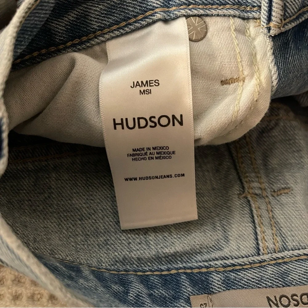 Hudson Jeans James HR Forward Seam Wide Leg Jean - Picture 11 of 12